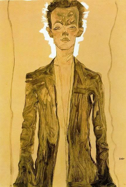 Egon Schiele A Standing man